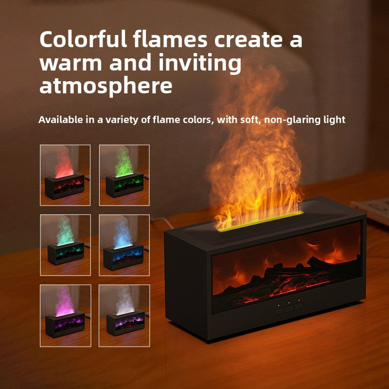 FLAMEAURA™ — Flame Effect Aroma Diffuser & Humidifier