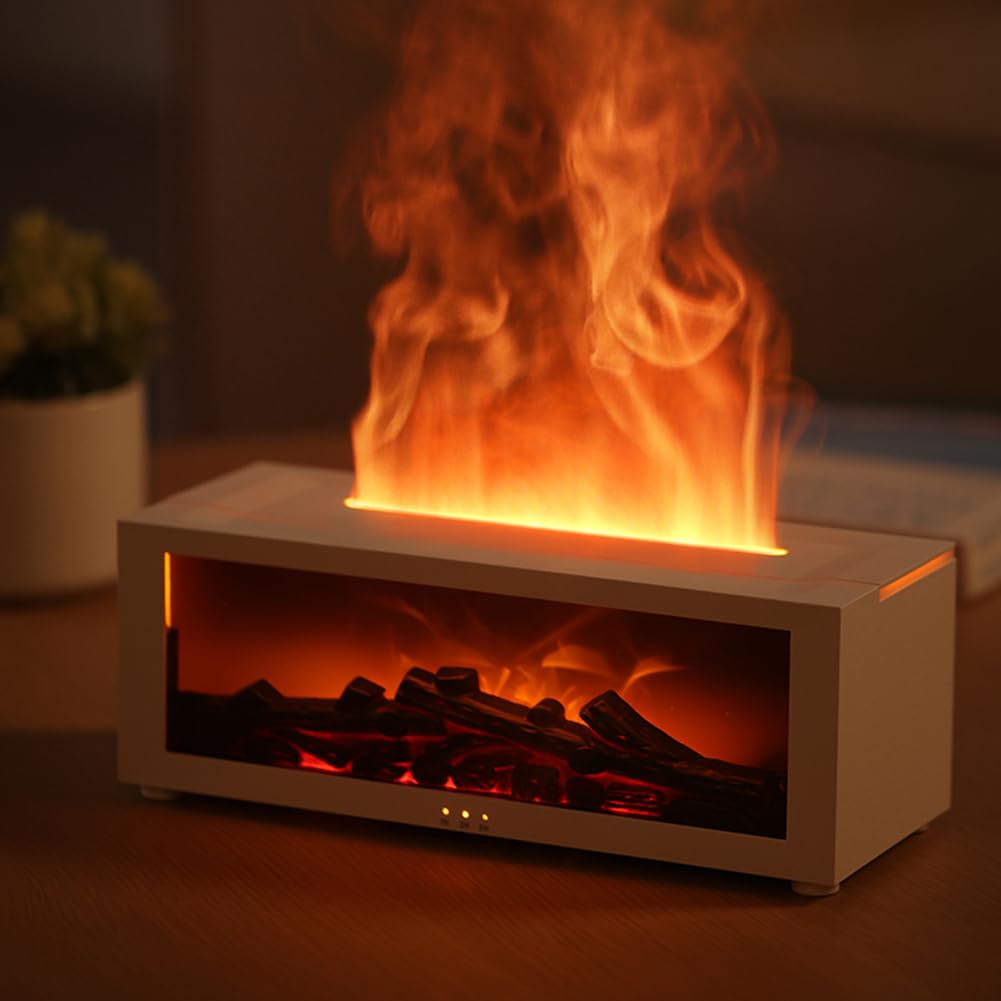FLAMEAURA™ — Flame Effect Aroma Diffuser & Humidifier