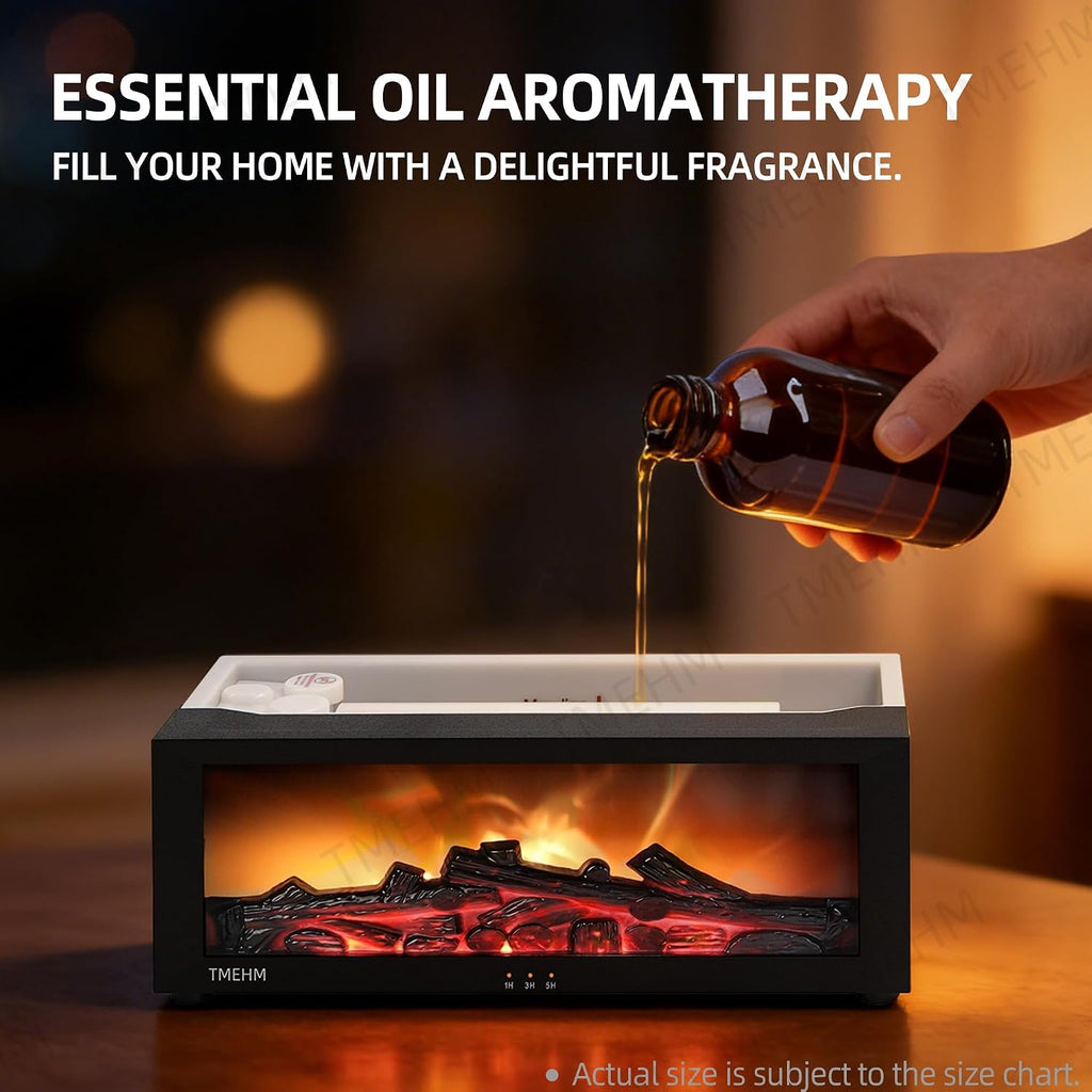 FLAMEAURA™ — Flame Effect Aroma Diffuser & Humidifier